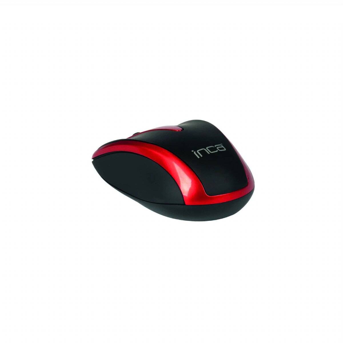 Inca IWM-221RSK Wireless Funkmaus Maus 1000 DPI Optische Auflösung Plug and Play Rot