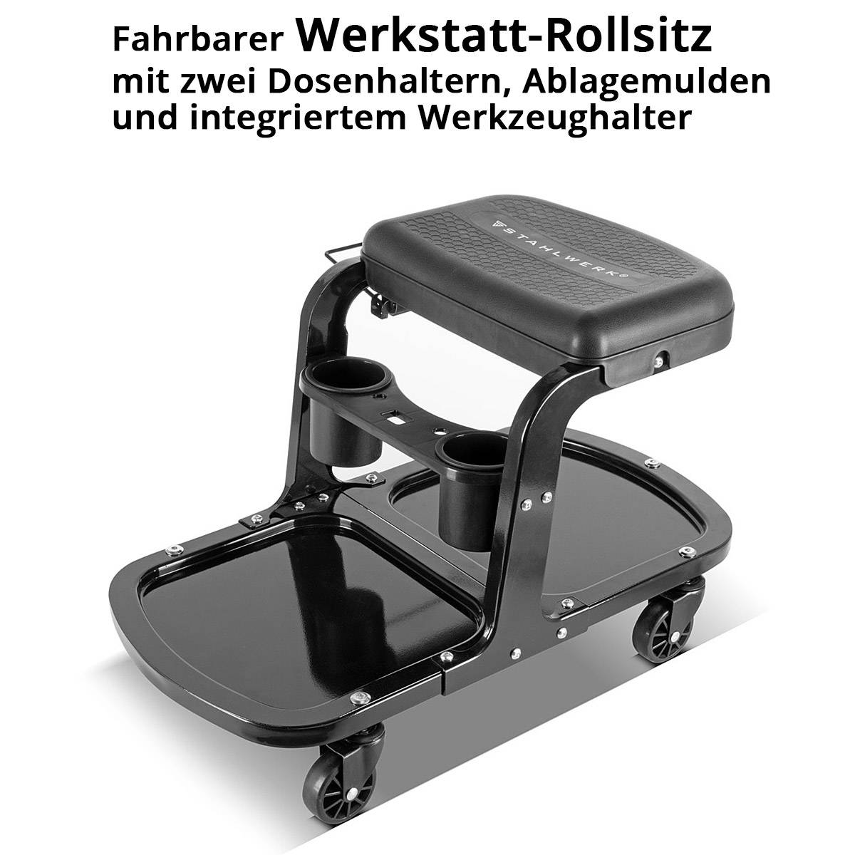 STAHLWERK Werkstatthocker WRS-135 ST bis 135 kg belastbar