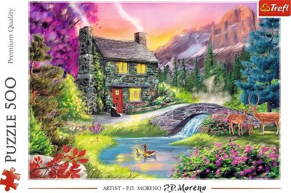 Trefl - Puzzle - Bergidylle, 500 Teile