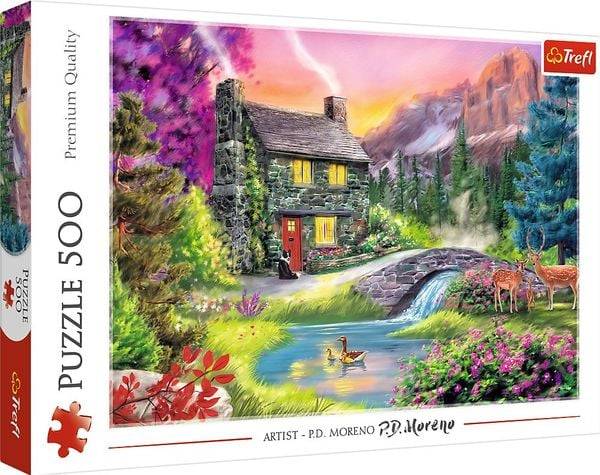 Trefl - Puzzle - Bergidylle, 500 Teile