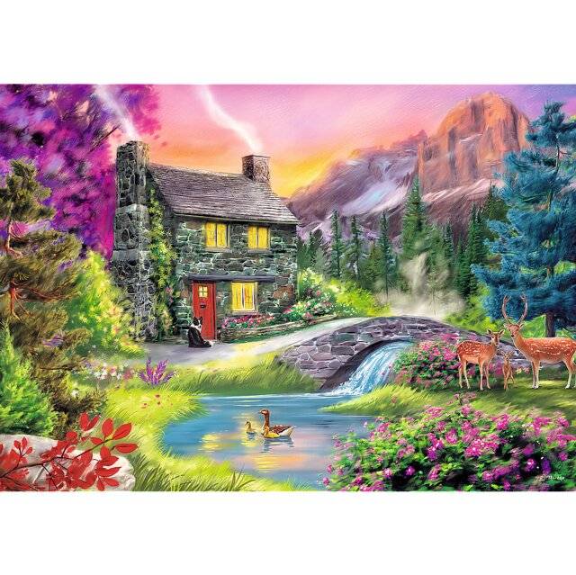 TREFL Puzzle Bergidylle 500 Teile