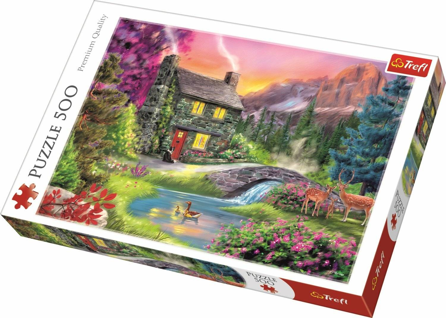 TREFL Puzzle Bergidylle 500 Teile