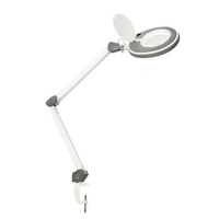 Lumeno LED Lupenleuchte 821X, Lupen-Ø 125 mm, 3 Dioptrien, grau Lumeno LED Lupenleuchte 821X, Lupen-Ø 125 mm, 3 Dioptrien, grau