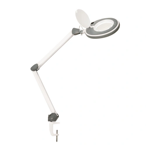 Lumeno LED Lupenleuchte 821X, Lupen-Ø 125 mm, 3 Dioptrien, grau Lumeno LED Lupenleuchte 821X, Lupen-Ø 125 mm, 3 Dioptrien, grau