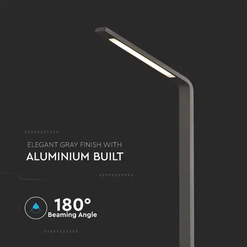 V-TAC LED-Wegeleuchte VT-896, EEK: E, 6 W, 810 lm, 4000 K, grau V-TAC LED-Wegeleuchte VT-896, EEK: E, 6 W, 810 lm, 4000 K, grau