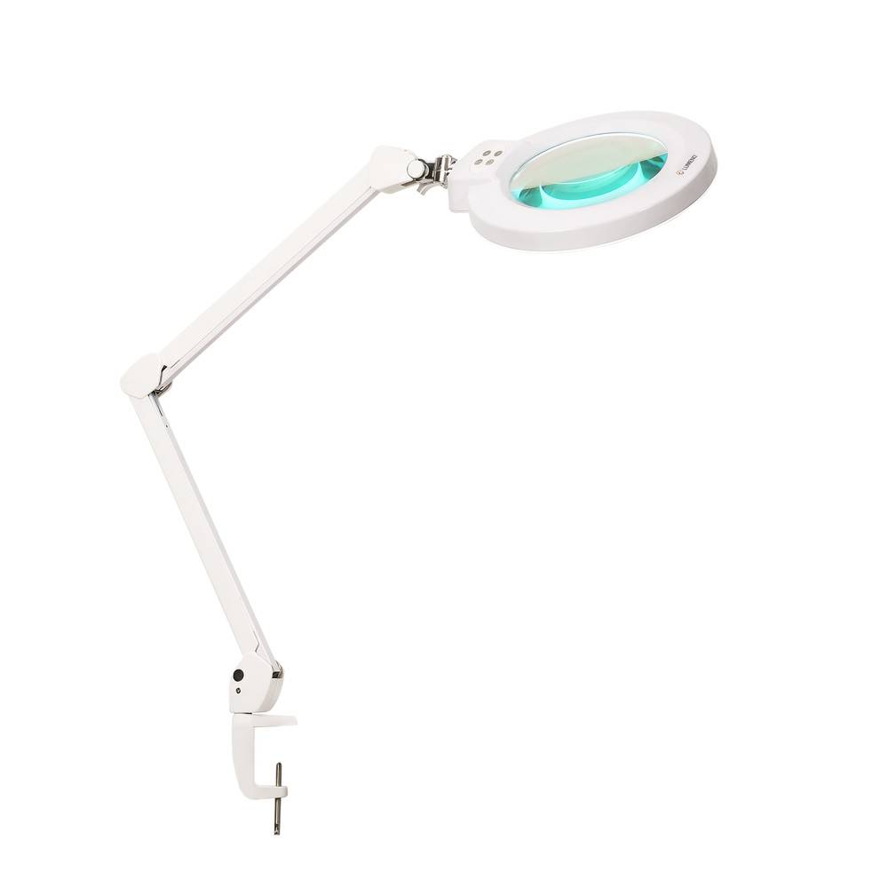 Lumeno LED Lupenleuchte 824X-PRO, Lupen-Ø 172 mm, weiß