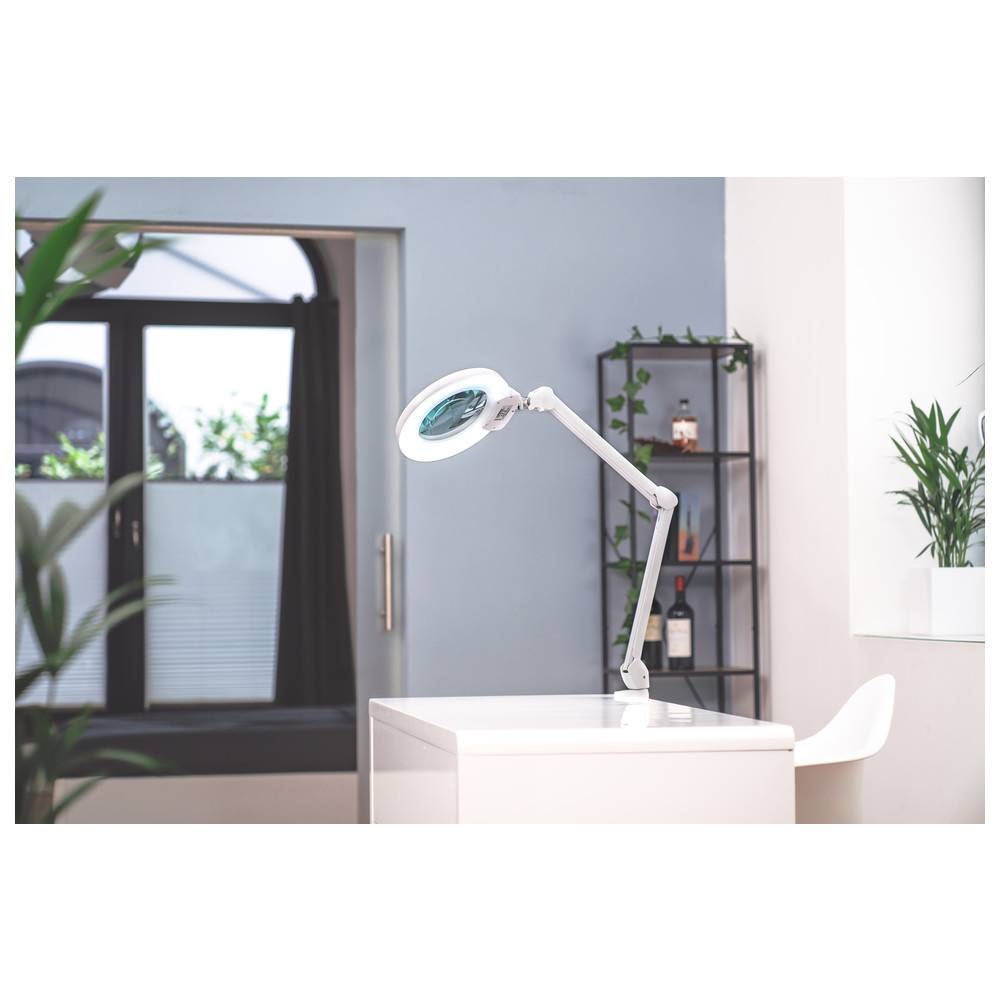 Lumeno LED Lupenleuchte 824X-PRO, Lupen-Ø 172 mm, weiß