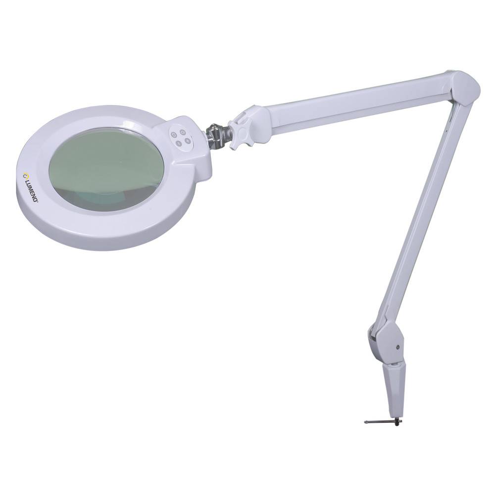 Lumeno LED Lupenleuchte 824X-PRO, Lupen-Ø 172 mm, weiß, 5 Dioptrien