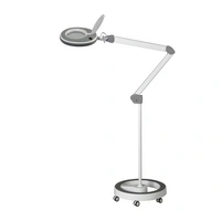 Lumeno LED Lupenleuchte 851X, inkl. Rollstativ, 5 Dioptrien, schwarz Lumeno LED Lupenleuchte 851X, inkl. Rollstativ, 5 Dioptrien, schwarz