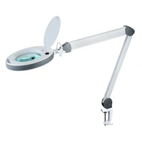 Lumeno LED Lupenleuchte 851X, Lupen-Ø 150 mm, 3 Dioptrien, grau Lumeno LED Lupenleuchte 851X, Lupen-Ø 150 mm, 3 Dioptrien, grau