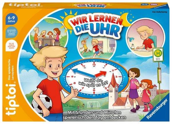 Ravensburger 00126 - tiptoi® Wir lernen die Uhr, Lernspiel