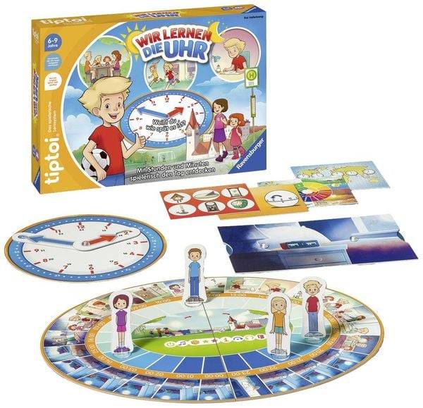 Ravensburger 00126 - tiptoi® Wir lernen die Uhr, Lernspiel