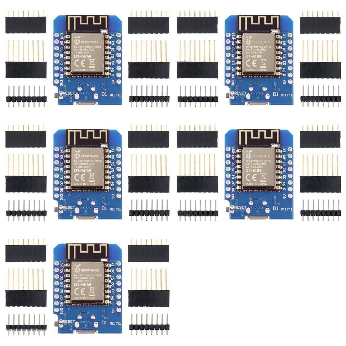 5 x D1 Mini - ESP8266 Entwicklungsboard