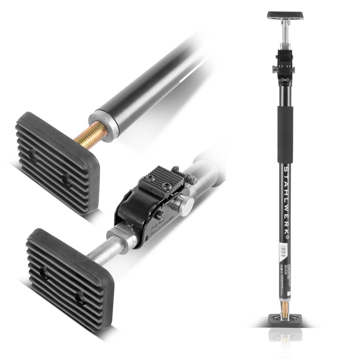 STAHLWERK Montagestütze MH-115 ST 66-115 cm, 40 kg Tragkraft Teleskopstütze