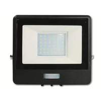 V-TAC LED-Fluter, Bewegungsmelder VT-138S-1 (20287) EEK: F, 30W, 2340 lm, 4000K, schwarz V-TAC LED-Fluter, Bewegungsmelder VT-138S-1 (20287) EEK: F, 30W, 2340 lm, 4000K, schwarz