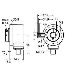 Turck Inkrementaler Drehgeber REI12H10T4B3600H1181