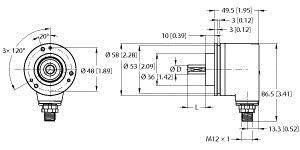 Turck Absoluter Drehgeber REM-103SA #100011377