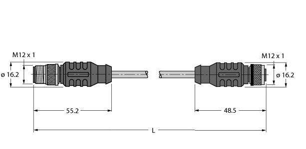 Turck Verbindungsleitung RSC RKC 572-15M