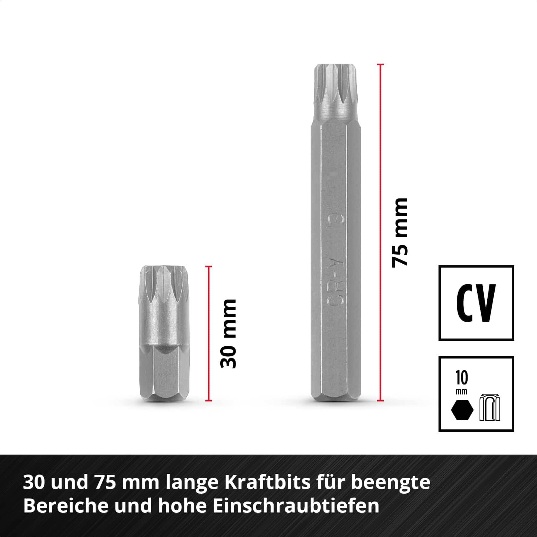 EINHELL Kraftbit-Set, 109032, XL-Case, 40-teilig