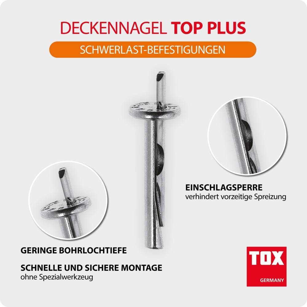 TOX-Dübel-Techn. Deckennagel Top 6-35 KT