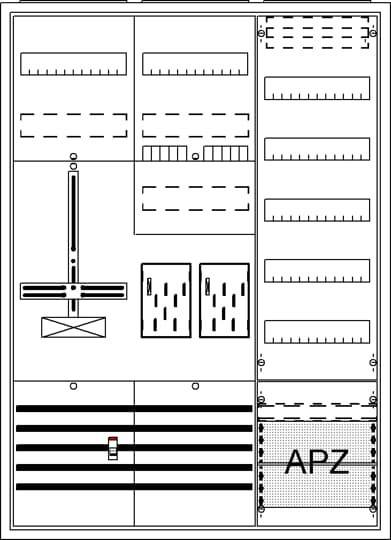 Bedienfeld des 'ARZ Webasto' mit Schaltern, Drehreglern und Displaybereichen, das ein komplexes Steuerungssystemlayout anzeigt.