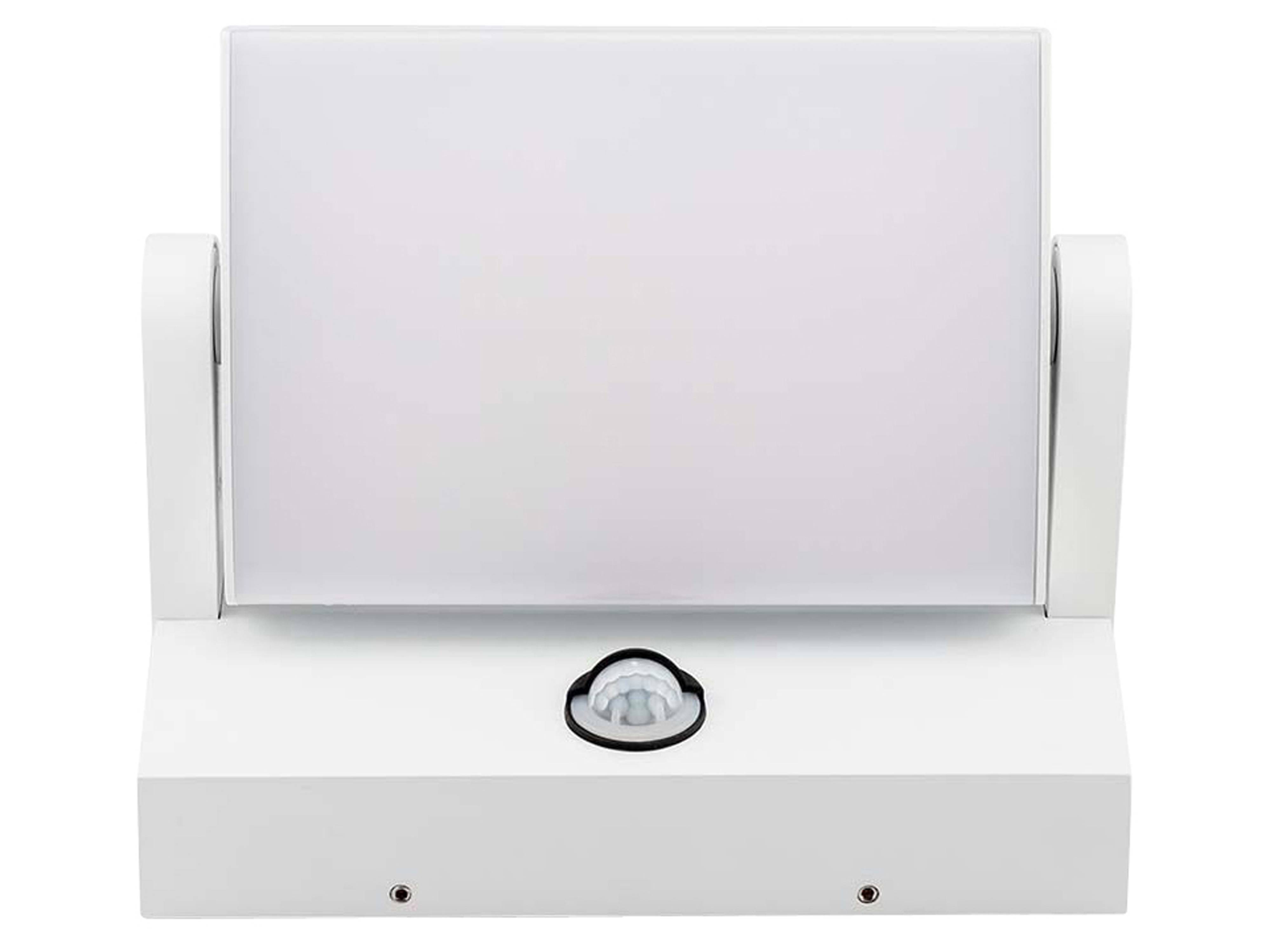 V-TAC LED-Fluter VT-11020S, EEK: E, 17 W, 2580 lm, 4000 K, Sensor, weiß, 212x165x100 mm