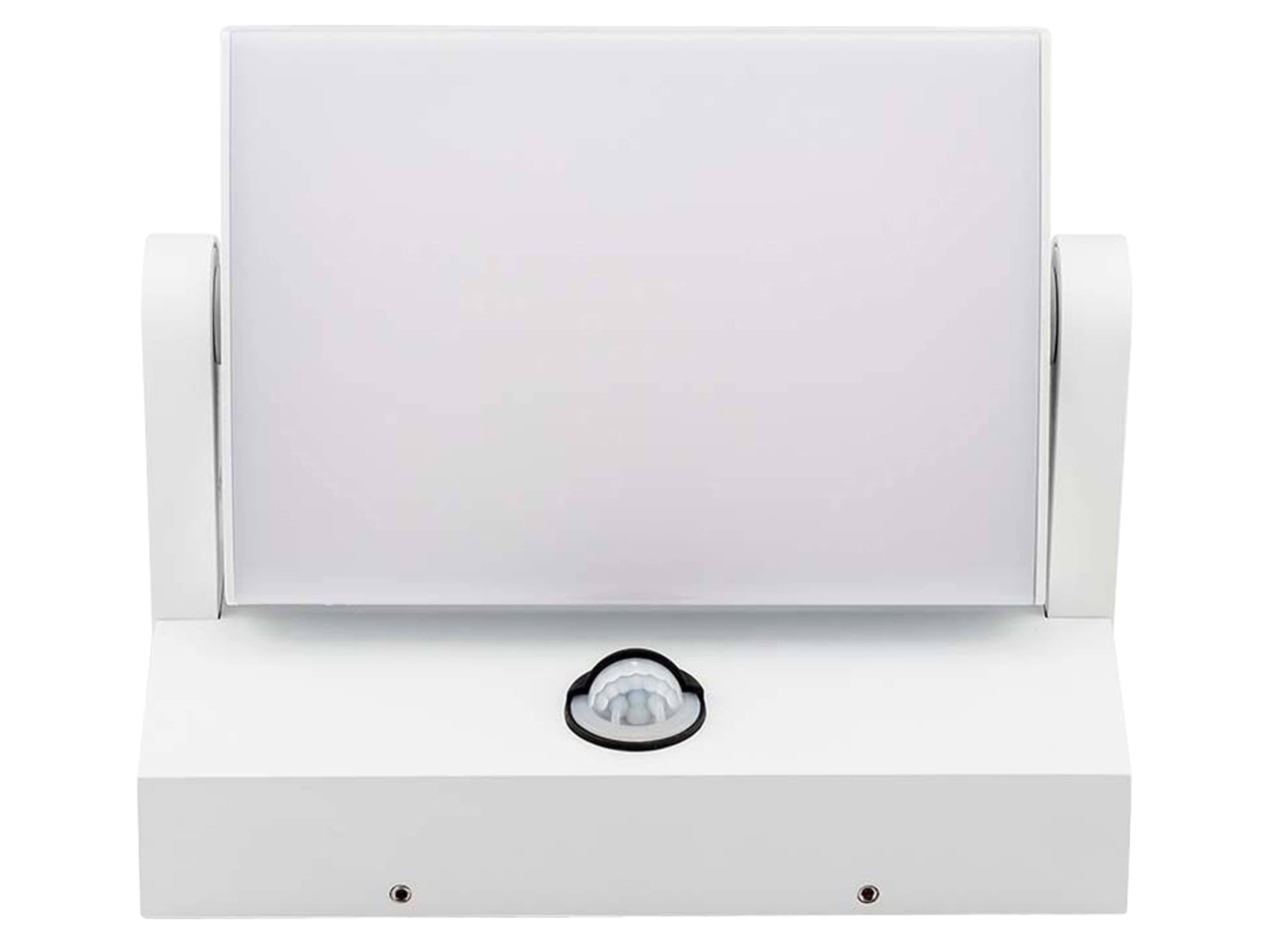 V-TAC LED-Fluter VT-11020S, EEK: E, 17 W, 2580 lm, 4000 K, Sensor, weiß, 212x165x100 mm