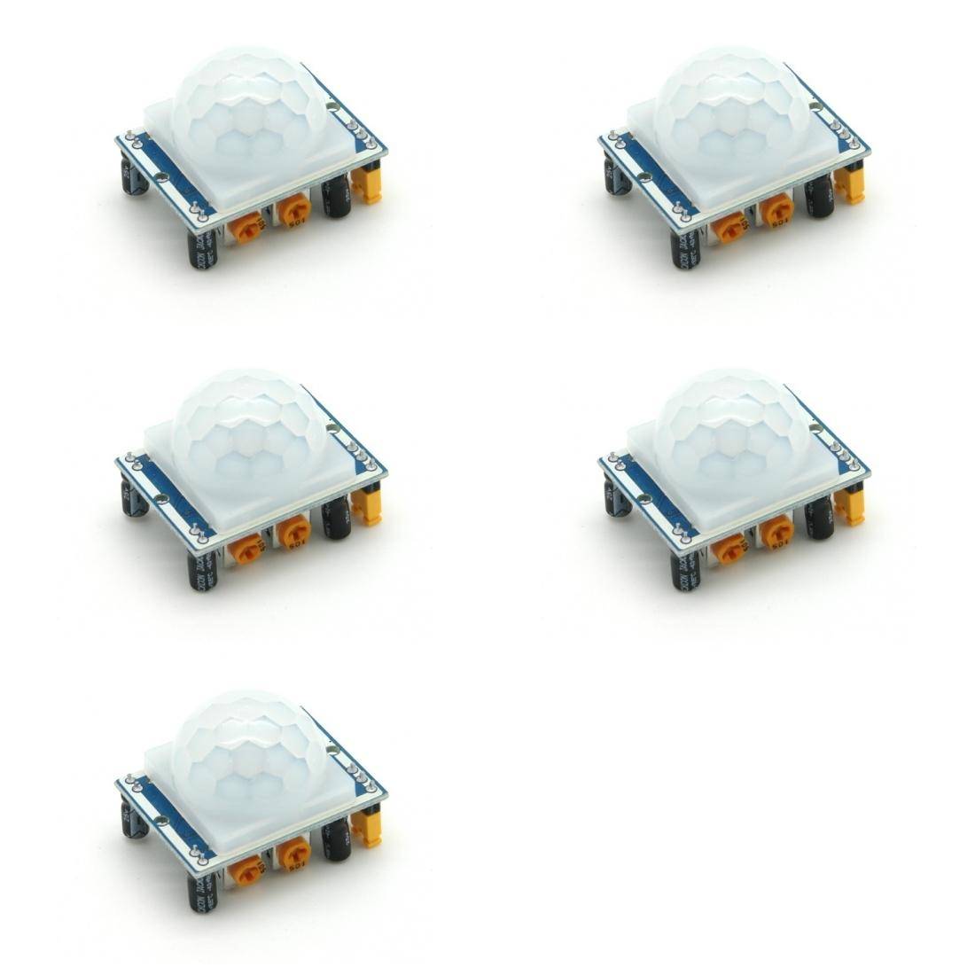 5 x HC-SR501 PIR Sensor - Infrarot Bewegungsmelder