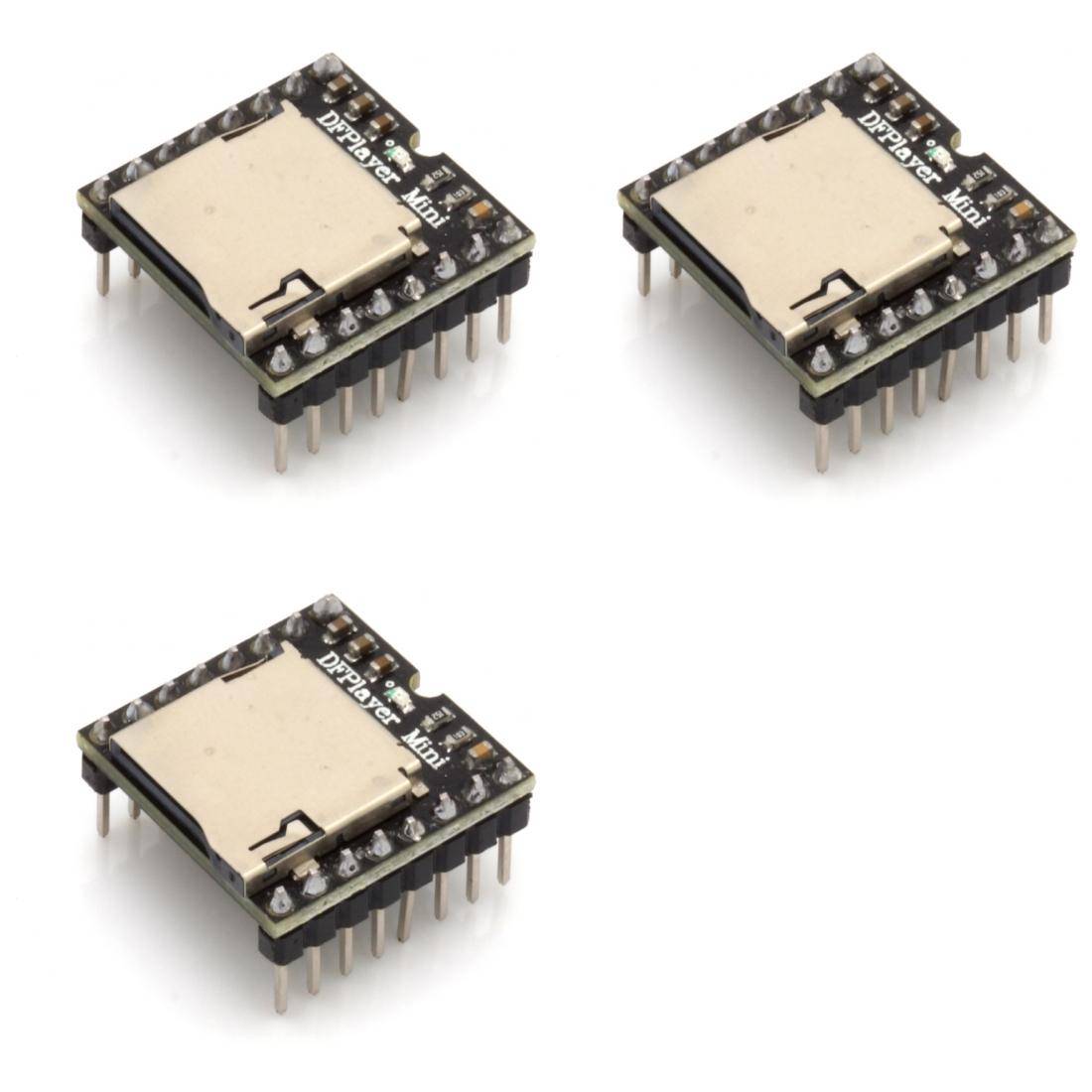 3 x MP3 Player Modul mit eingebautem Verstärker