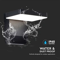 V-TAC LED-Wandleuchte VT-11020, EEK: E, 17 W, 2580 lm, 4000 K, schwarz V-TAC LED-Wandleuchte VT-11020, EEK: E, 17 W, 2580 lm, 4000 K, schwarz