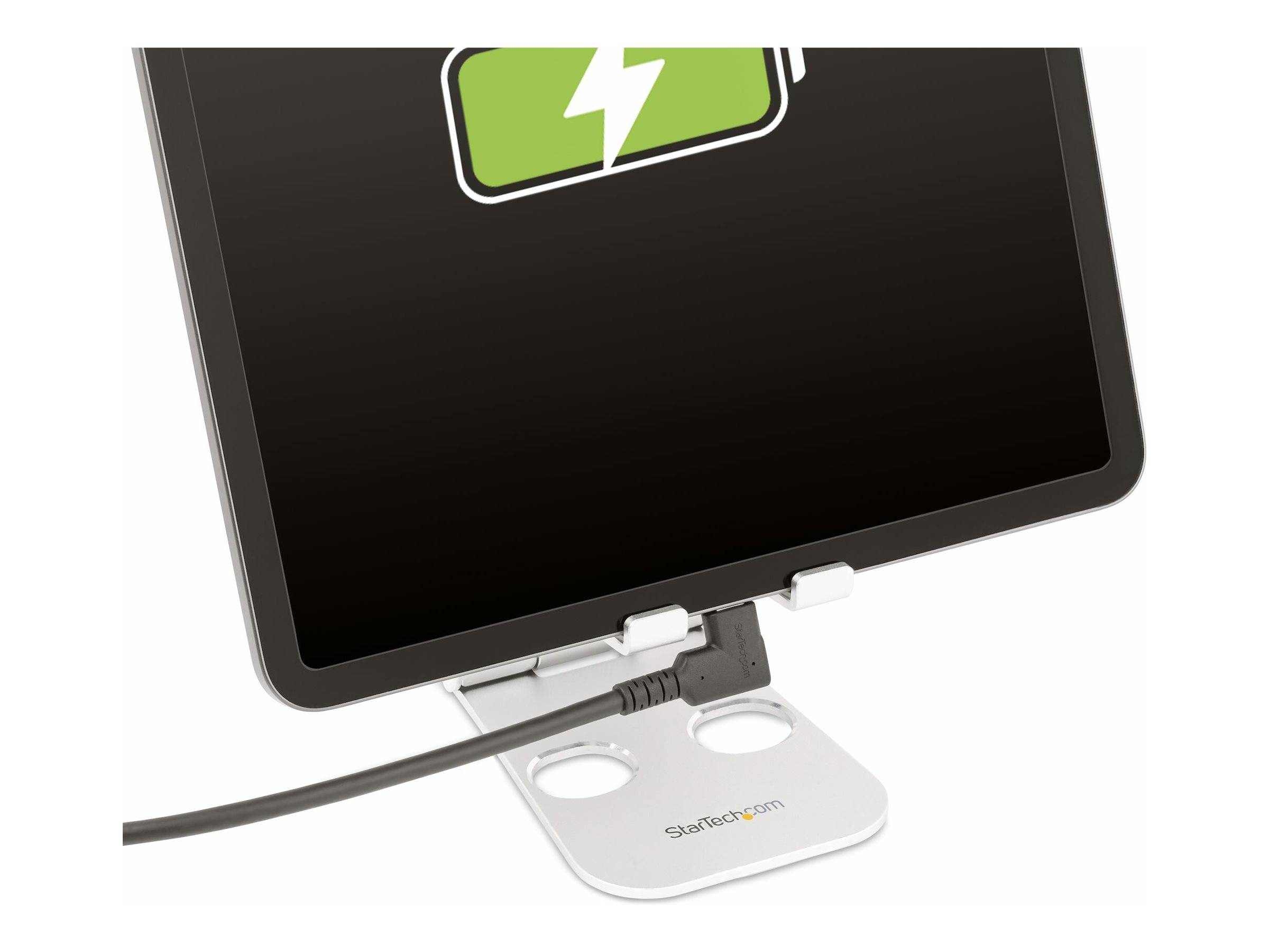 StarTech.com 3ft (1m) Rugged Right Angle USB-C Cable, USB 10 Gbps, USB C to C Data Transfer Cable, 4K 60Hz DP Alt Mode,