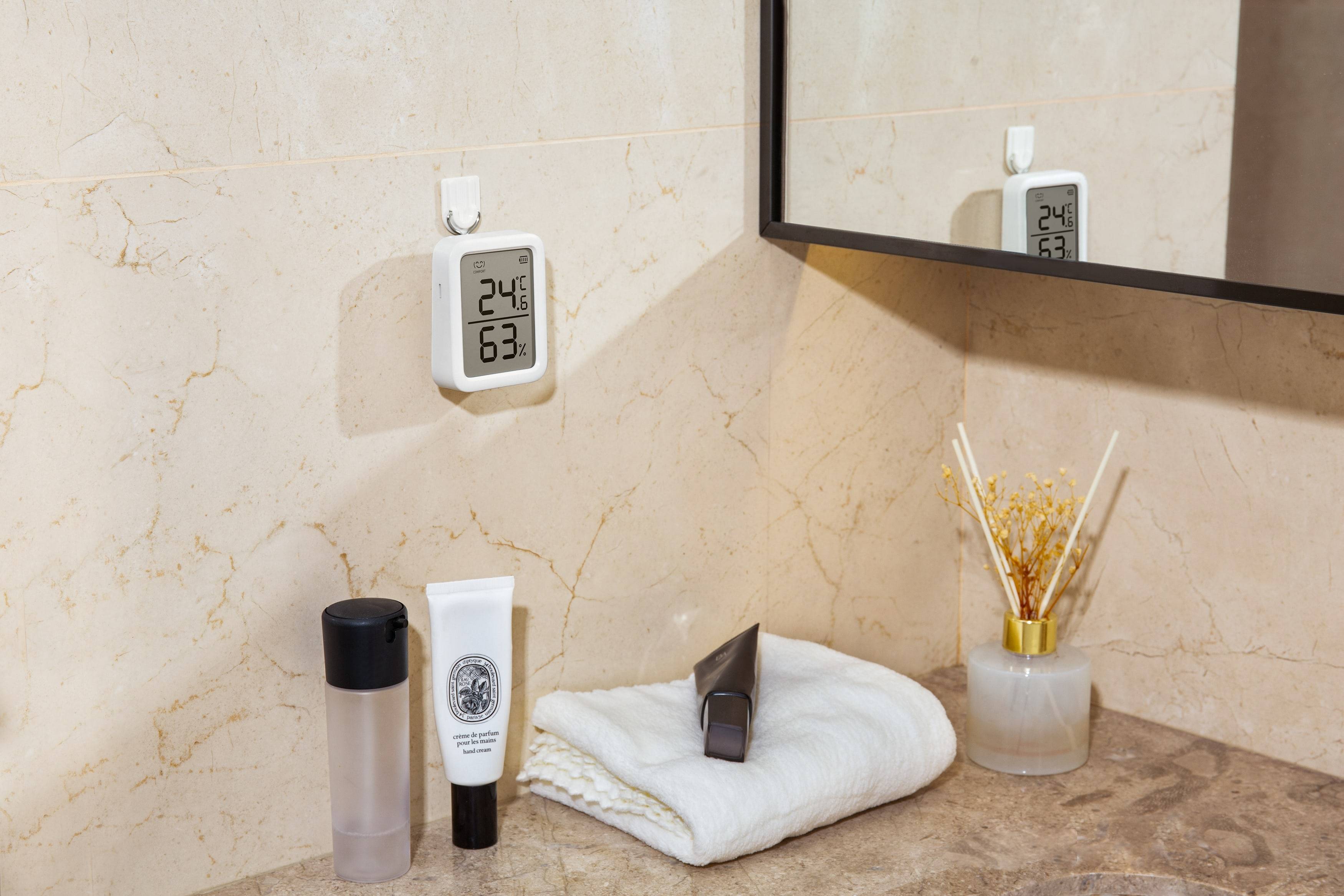 SWITCHBOT Thermometer Hygrometer, Plus, Innen, weiß