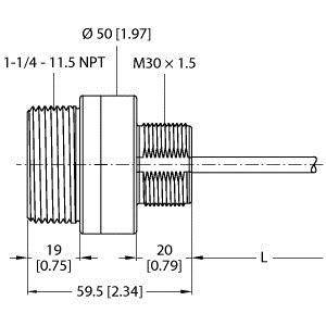 Turck Ultraschallsensor K50UX1ARA