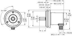 Turck Absoluter Drehgeber REM-116T1 #100012463
