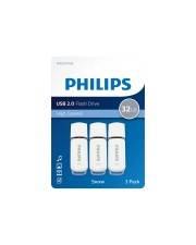 Philips FM32FD70E Snow edition 2.0 USB-Flash-Laufwerk 32 GB USB Packung mit 3 3