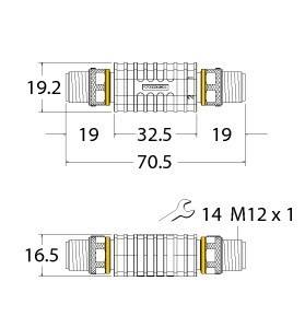 Turck Adapter AD-FSM4.211-FSM4.211