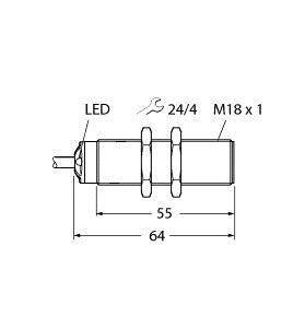 Turck Ultraschallsensor RU50U-S18-AN8X
