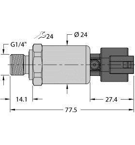 Turck Drucktransmitter PT250R2104I2DT043P