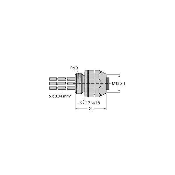 Turck Einbauflansch FKDW4.54-0.5
