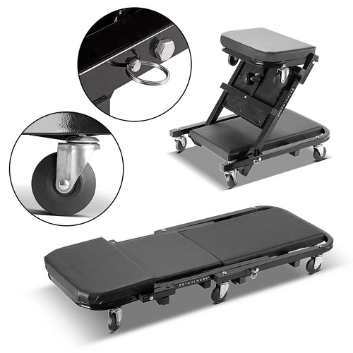 STAHLWERK Werkstatthocker FRC-40 ST 2 in 1 mit 150 kg Tragfähigkeit STAHLWERK Werkstatthocker FRC-40 ST 2 in 1 mit 150 kg Tragfähigkeit