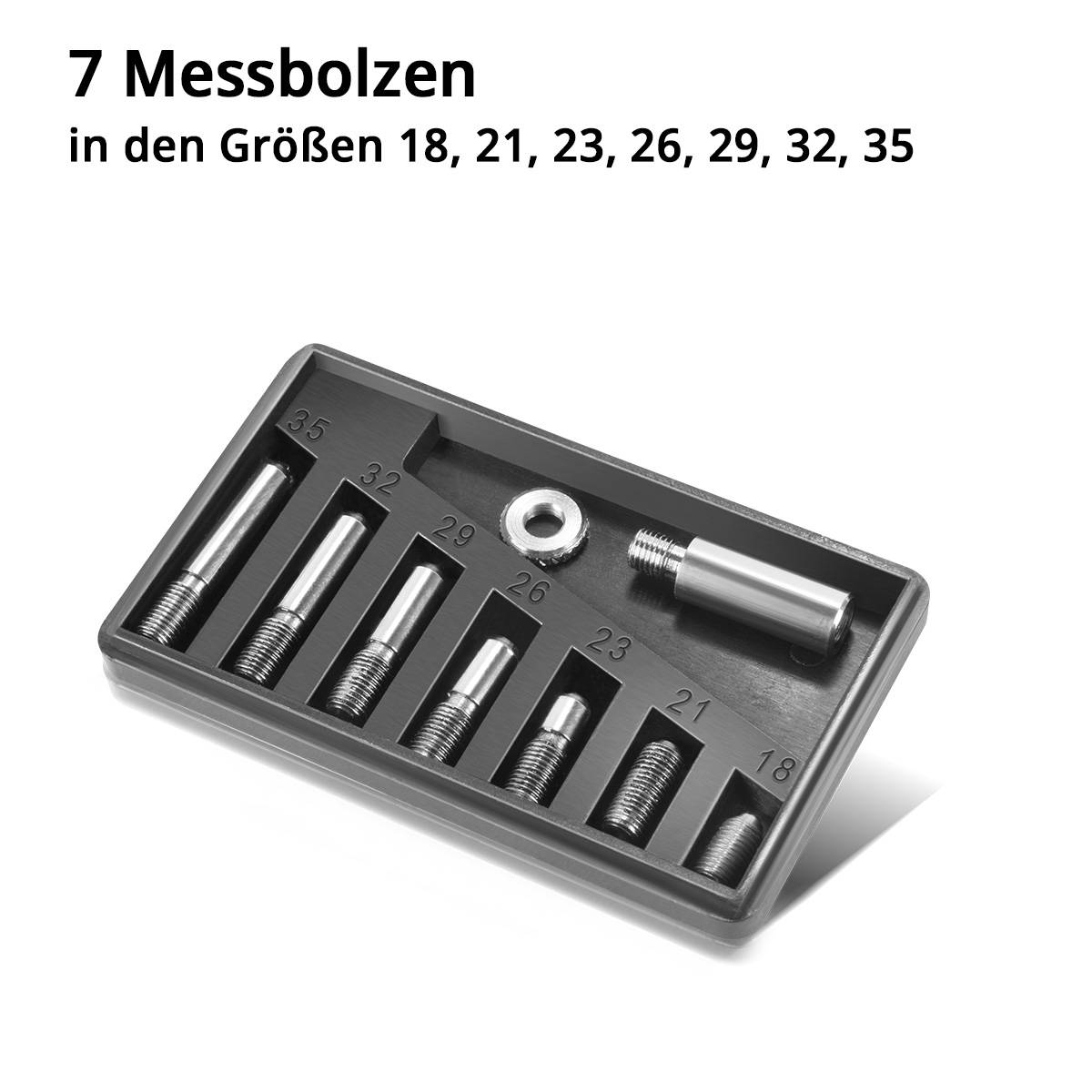 STAHLWERK Innen-Feinmessgerät mit analoger Messuhr, 18-50 mm Messbereich