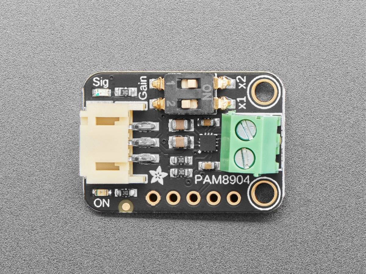 Adafruit STEMMA Piezo Driver Amp PAM8904 Audio Amplifier JST PH2.0 5791