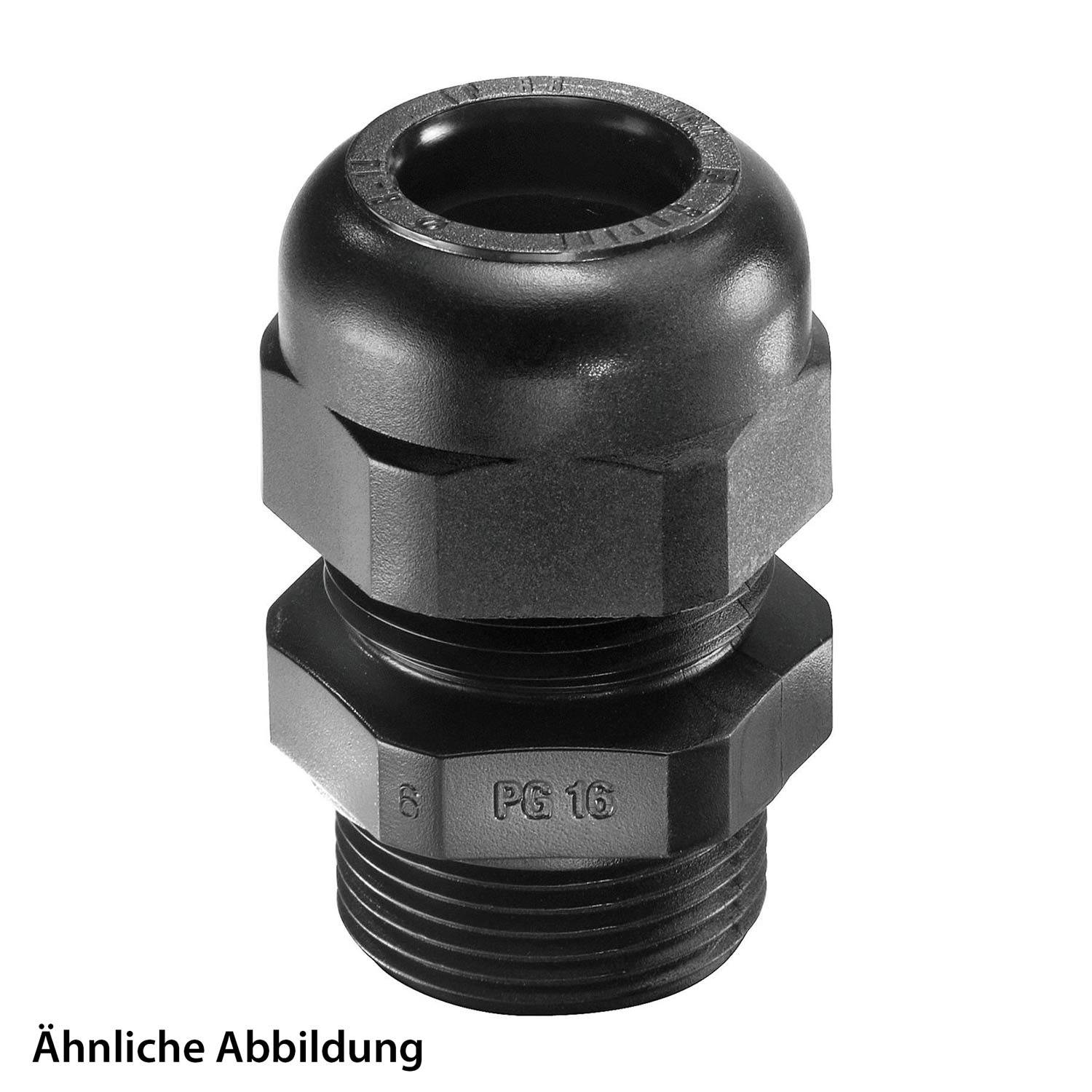 WISKA Verschraubung PG11x1,41 mit Zugentlastung Polyamid (PA) Gewindelänge 9,0mm - 50 Stück