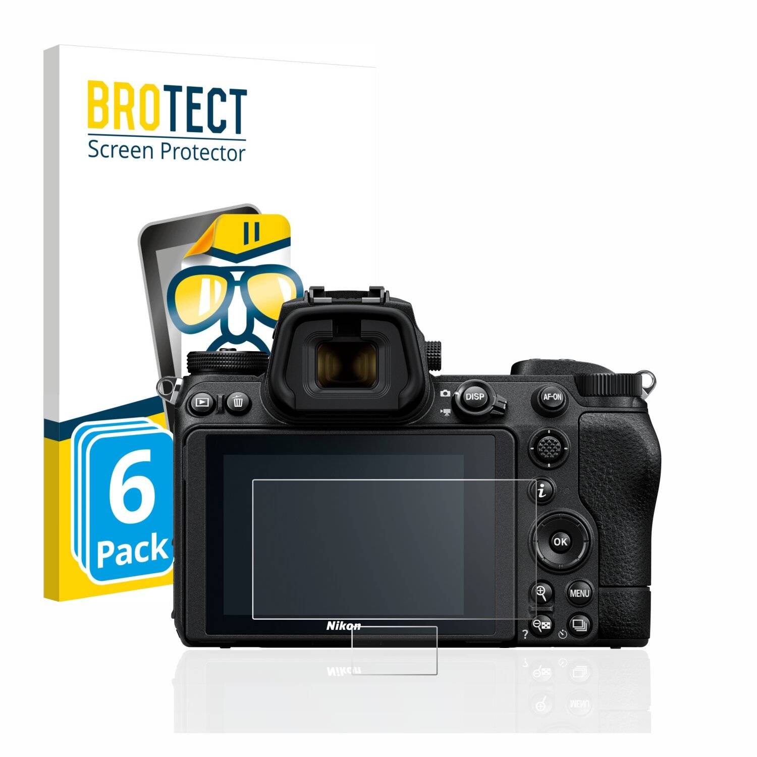 6x BROTECT HD-Clear Displayschutzfolie für Nikon Z 6