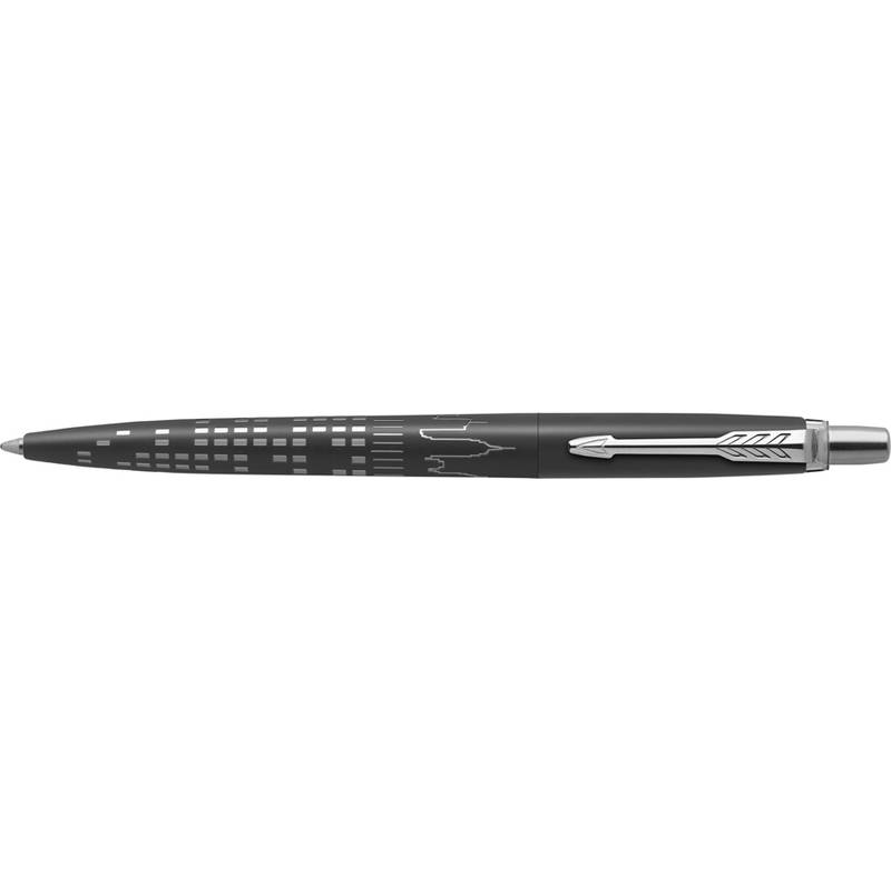 PARKER Druckkugelschreiber JOTTER New York, schwarz - silber
