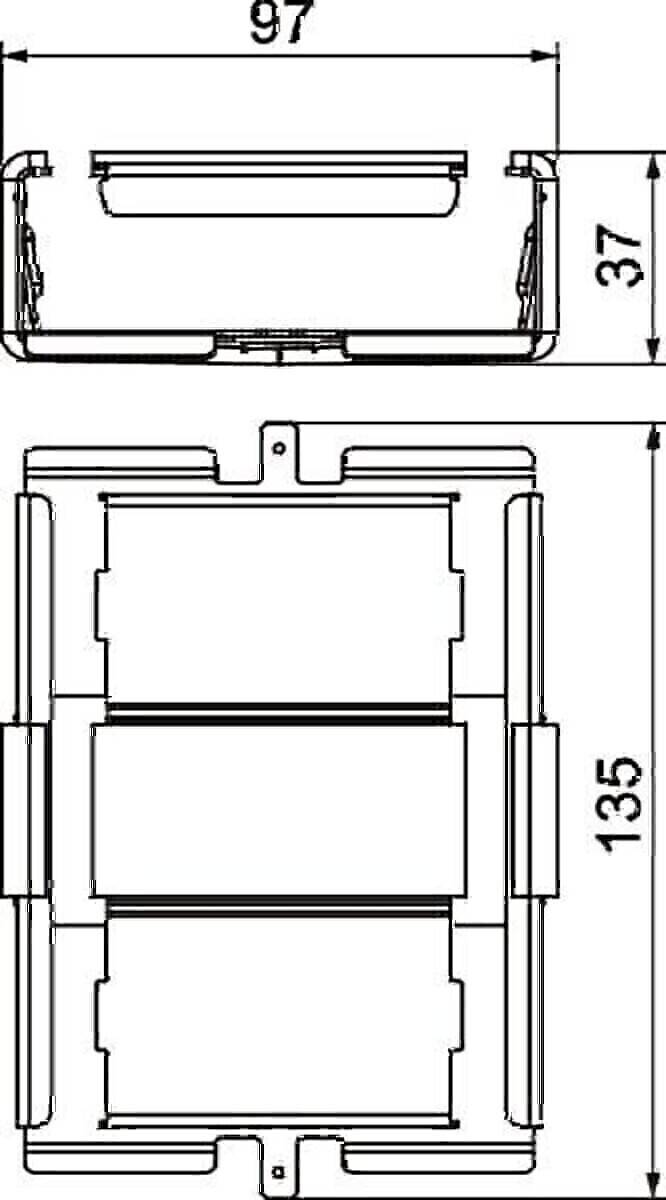 OBO Bettermann Stoßstellenverbinder PLM SI 0410