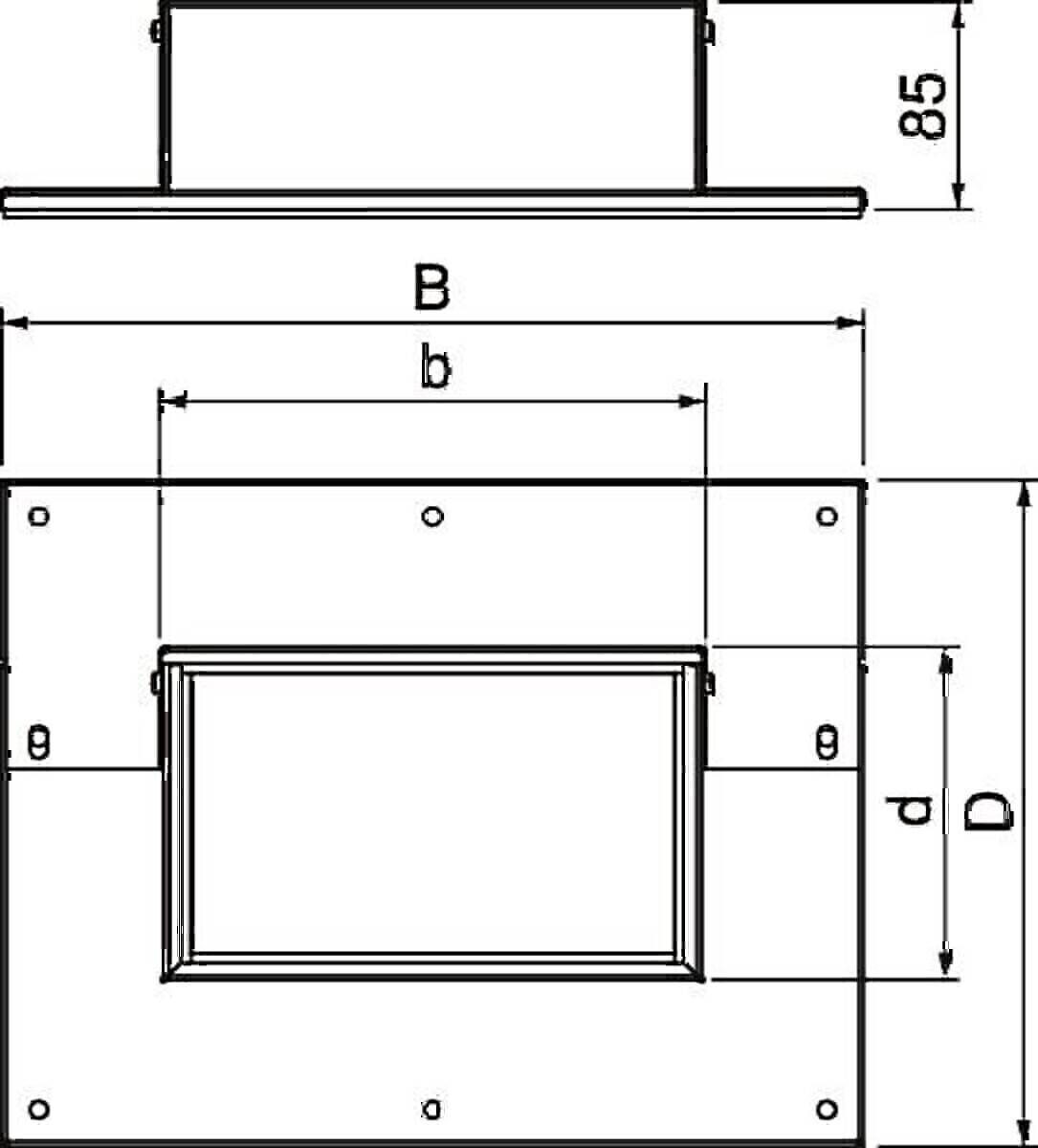 OBO Bettermann Wandanschlusskragen PLM WC 1220 FS