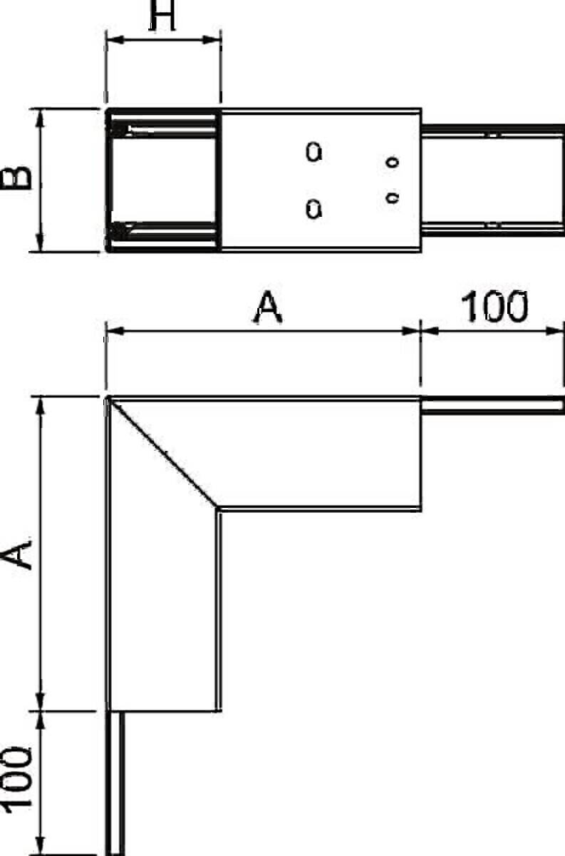 OBO Bettermann Außeneck PLM EC 0810 FS