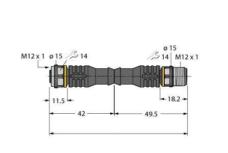 Turck Aktuator- u. Sensorleitung RKC4.5T #6632084