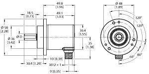 Turck Absoluter Drehgeber REM-E-116 #100011508